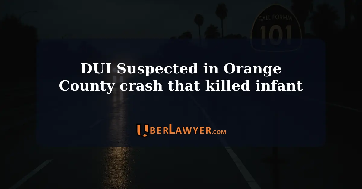 Infant killed in Orange County Crash