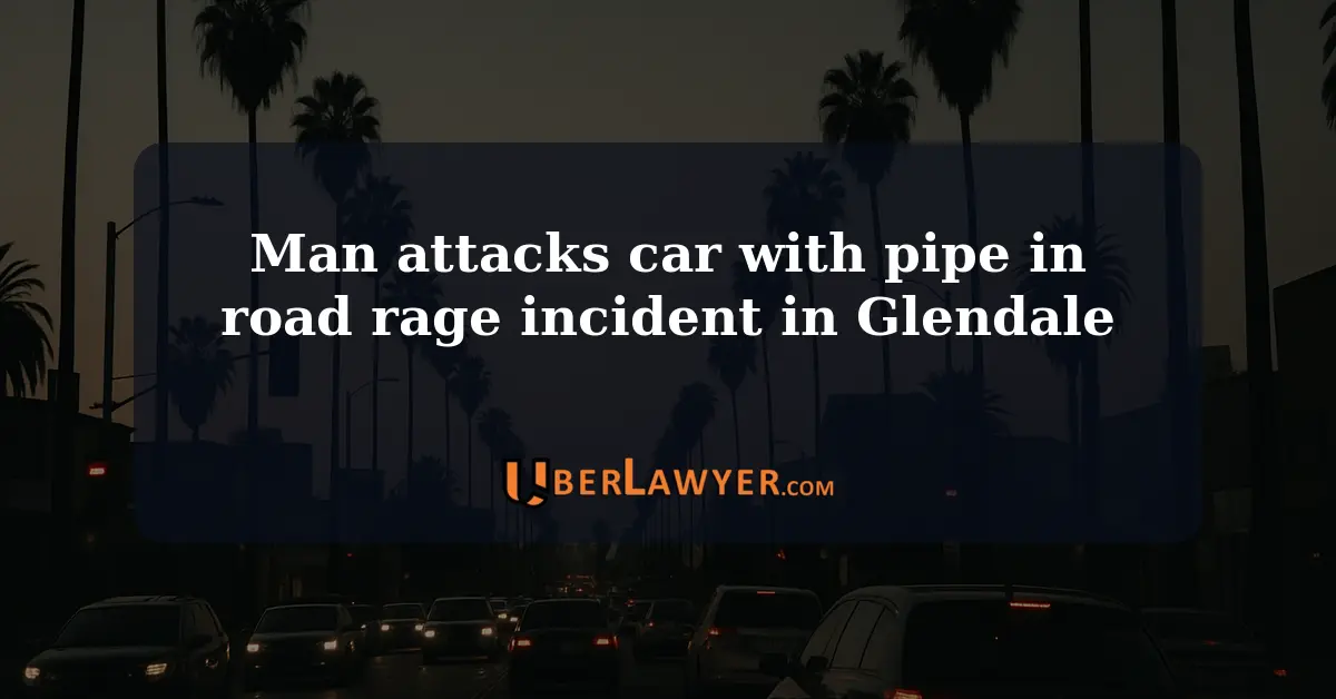 Police are searching for information on a suspect connected to a road rage incident that was caught on camera in Glendale.