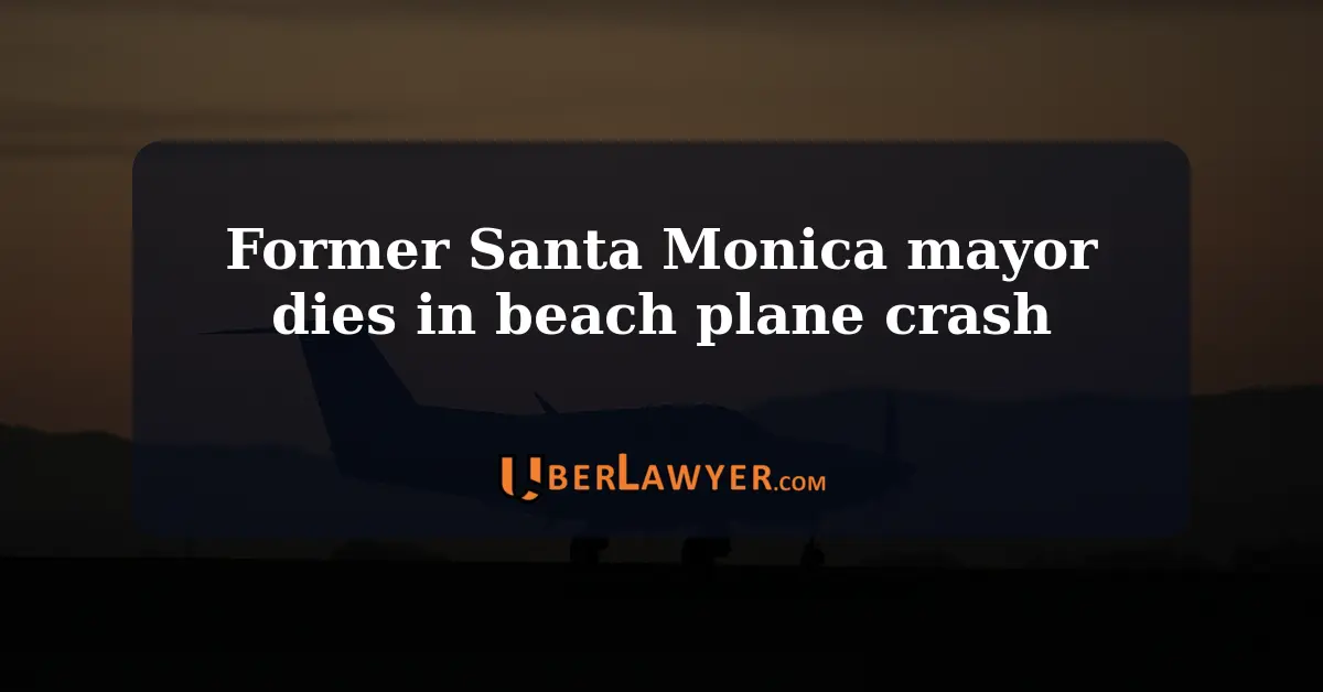 Former Santa Monica Mayor Rex Minter died after a small plane crash in Santa Monica Beach