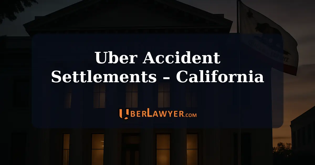 Understanding Uber Accident Settlements and Passenger Rights in California