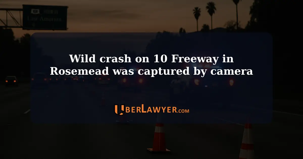 Regina Jones says that instinct prompted her to film the wild crash on 10 Freeway in Rosemead right before it happened.